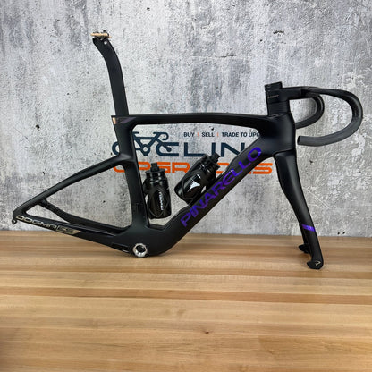 Low Mile! Pinarello Dogma F ES Tissot Size 465 (51.5cm TT) Carbon Disc Frameset
