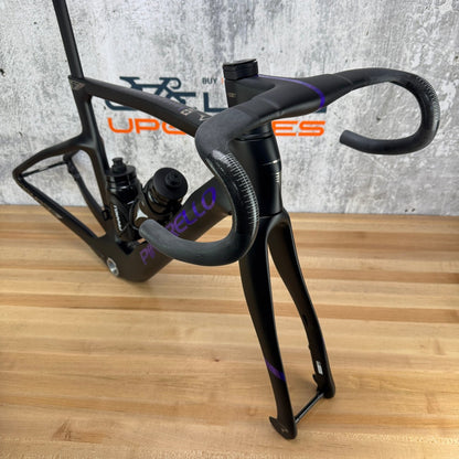 Low Mile! Pinarello Dogma F ES Tissot Size 465 (51.5cm TT) Carbon Disc Frameset