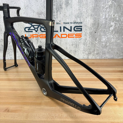 Low Mile! Pinarello Dogma F ES Tissot Size 465 (51.5cm TT) Carbon Disc Frameset