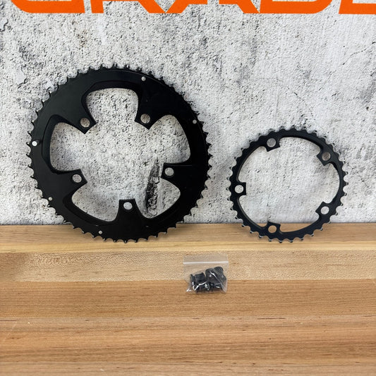 PraxisWorks Road 50/34T 5-Bolt 110 BCD 11-Speed Bike Chainring Set 135g