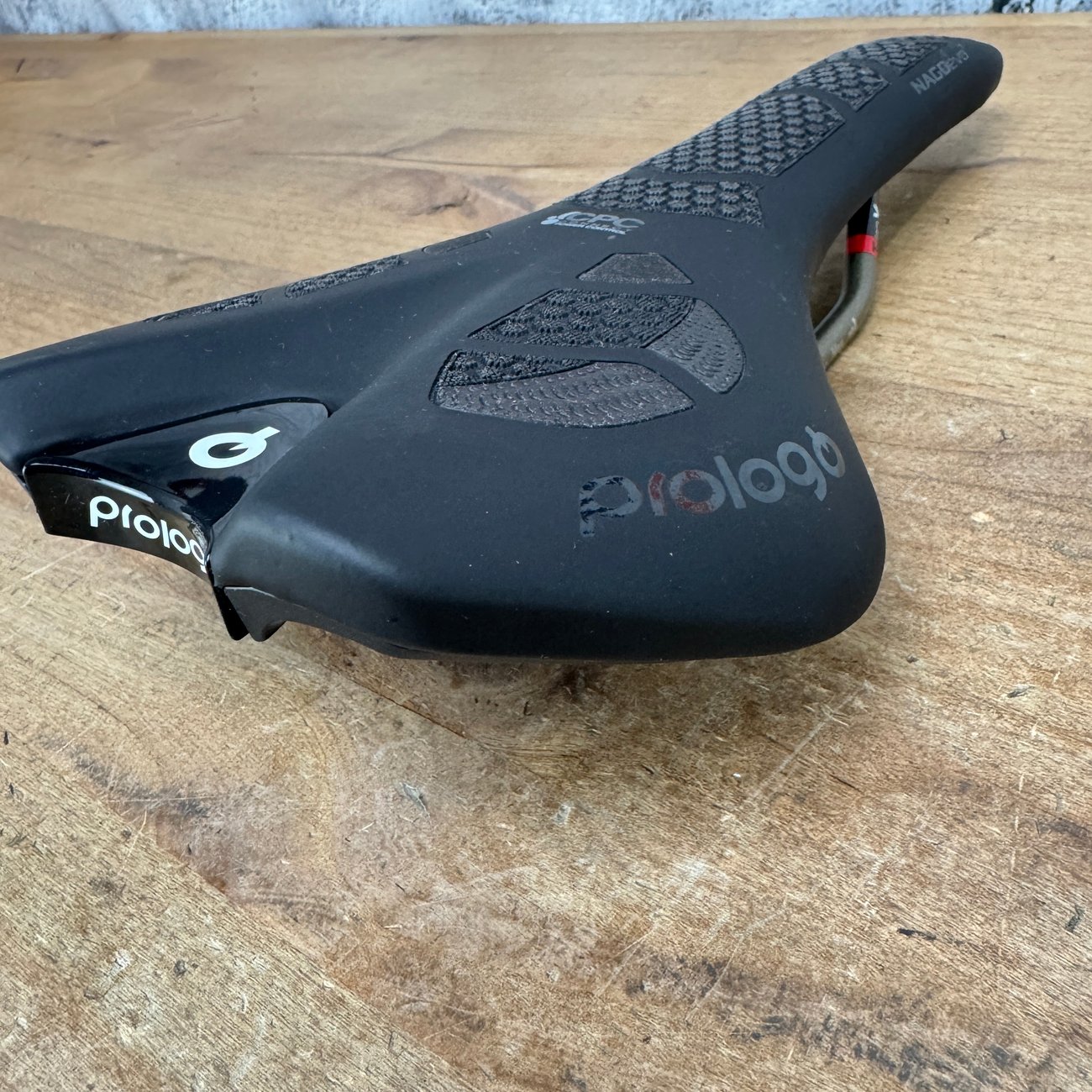 Prologo Nago Evo 141mm 7x7mm Tirox Titanium Bike Saddle 257g