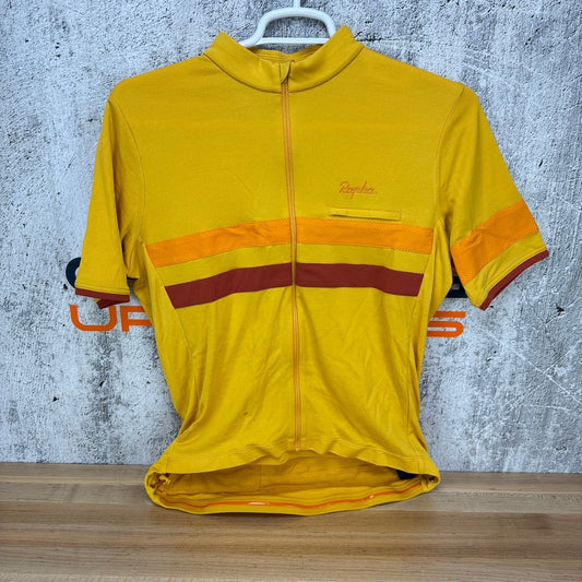 Rapha Brevet Orange Men's XL Cycling Jersey