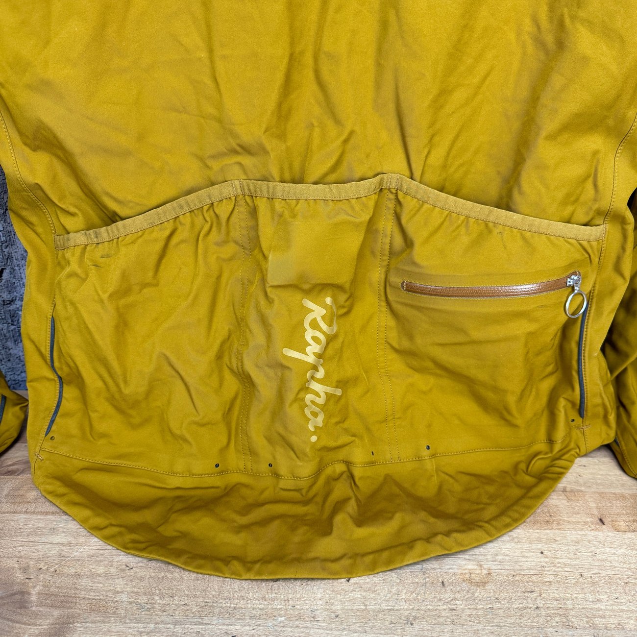Rapha Insulated X-Large Brown Softshell Cycling Jacket