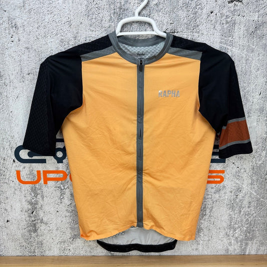 Rapha Pro Team Aero Men's Large Yellow Cycling Jersey