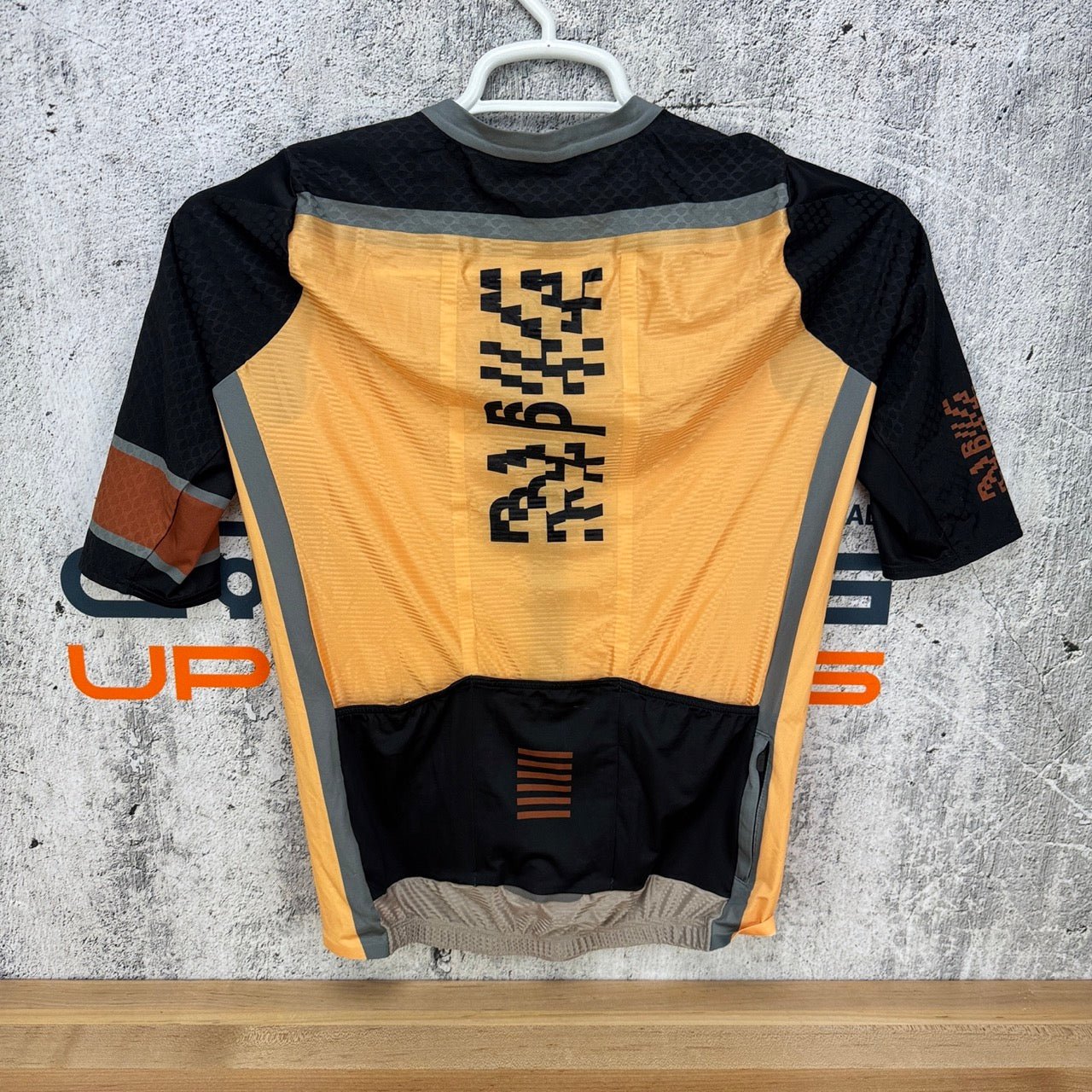 Rapha Pro Team Aero Men's Large Yellow Cycling Jersey