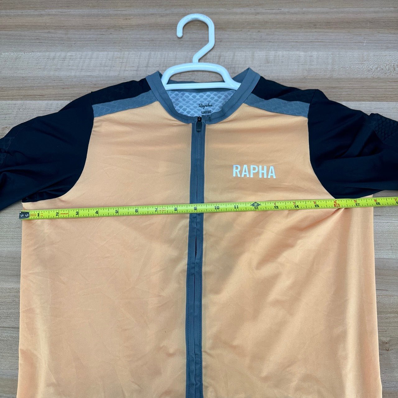 Rapha Pro Team Aero Men's Large Yellow Cycling Jersey