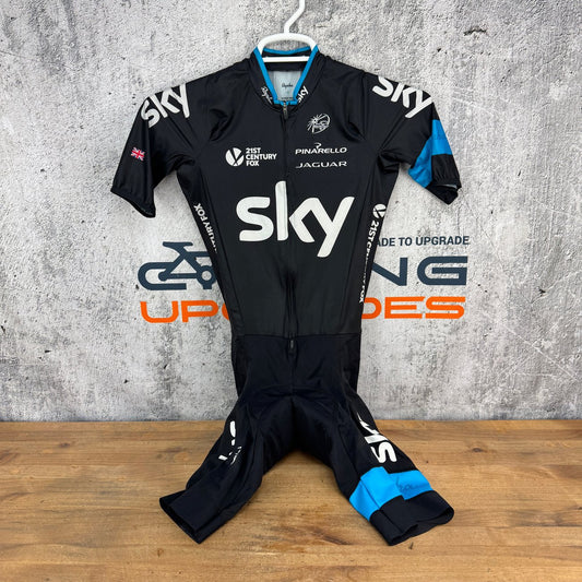 Rapha Pro Team SS Road Race Aero Medium Team Sky Geraint Thomas Cycling Skinsuit