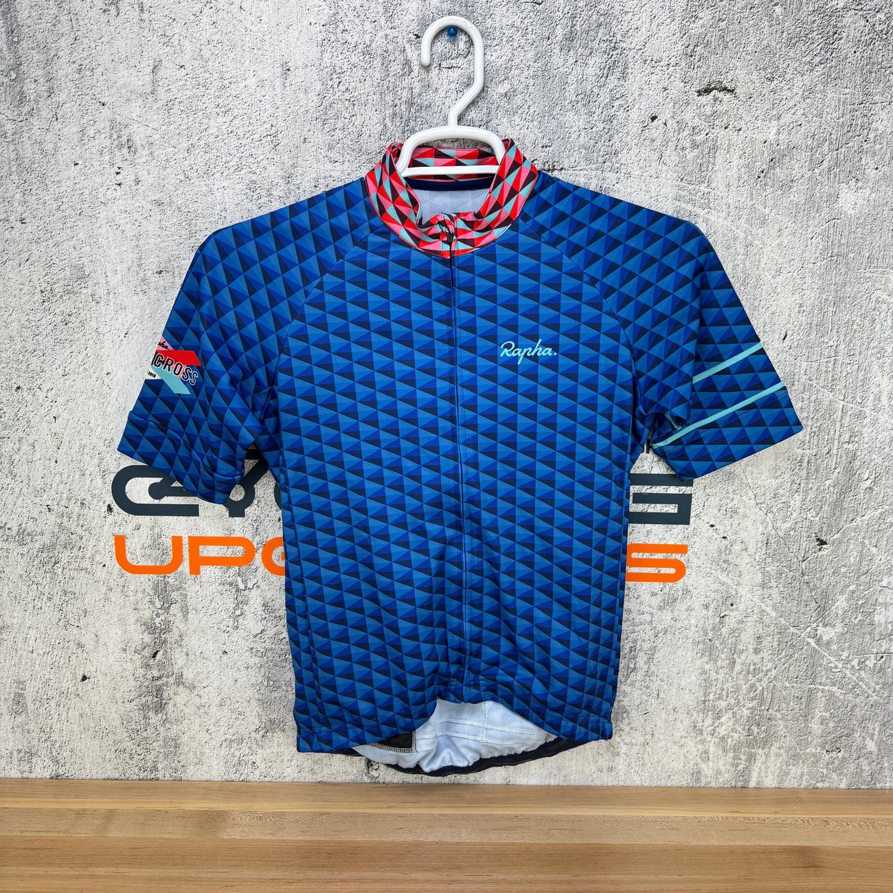Rapha Supercross Men's Medium Blue Cycling Jersey