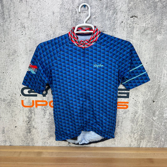 Rapha Supercross Men's Medium Blue Cycling Jersey