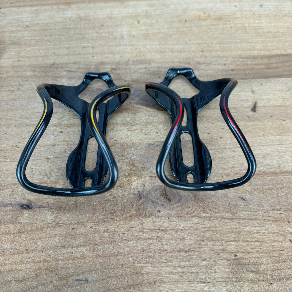 Rav X Gamma X Trim Carbon Red & Yellow Bike Water Bottle Cages 59g — photo 4 of 6