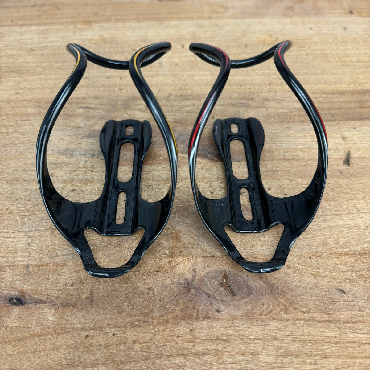 Rav X Gamma X Trim Carbon Red & Yellow Bike Water Bottle Cages 59g — photo 5 of 6