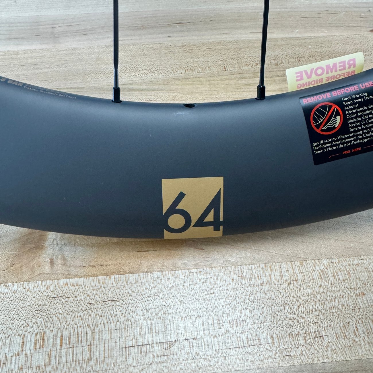 Reserve 57/64 Turbulent Aero DT Swiss 370 Hubs Bike Wheelset 700c 1617g