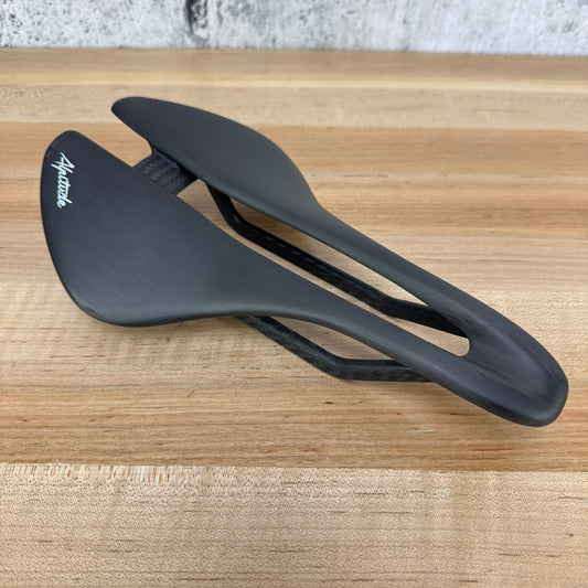 Ridden Once! Alpitude Gardena 7x9mm Carbon Rails UD Carbon 138mm Saddle 76g