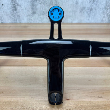 Ridden Once! Enve SES AR One-Piece 42cm 120mm Custom Painted Black Handlebar