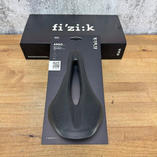 New! Fizik Argo Vento 00 7x10mm Carbon Rails 140mm Saddle 144g