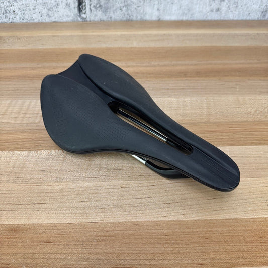 Ridden Once! Selle Italia Model X Superflow Boost 145mm 7x7mm Steel Rails Saddle