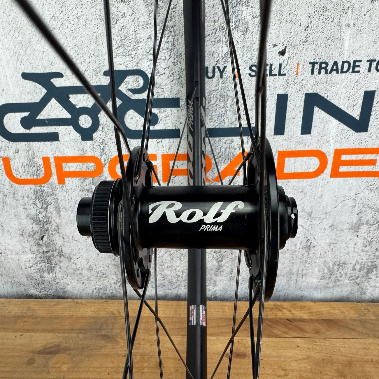 Rolf Prima Hyalite Alloy Tubeless Disc Brake Wheelset 700c 1611g + QR Conversion