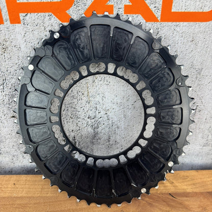 Rotor Q-Rings Oval 52t 110BCD 11-Speed Bike Outer Chainring 140g