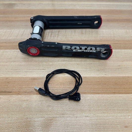 Rotor 2inPower Alloy 175mm OCP Power Meter Crankset Crank Arms 30mm Spindle