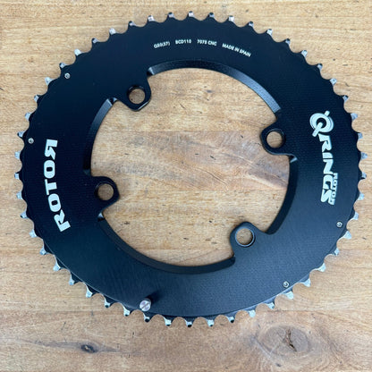 Rotor 50/37t AXS 12 Speed Compatible 4x110BCD Q-Rings Bike Chainring Set 165g