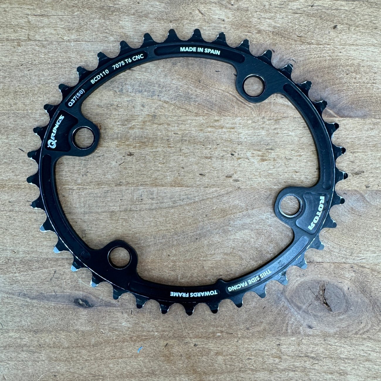 Rotor 50/37t AXS 12 Speed Compatible 4x110BCD Q-Rings Bike Chainring Set 165g