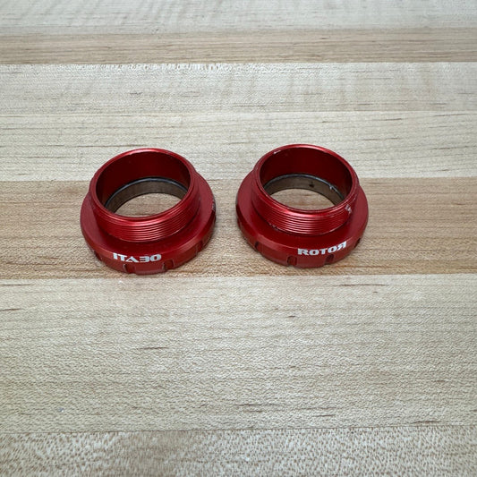 Rotor Ceramic ITA Italian Threaded for 30mm Spindles Red Bike Bottom Bracket 75g