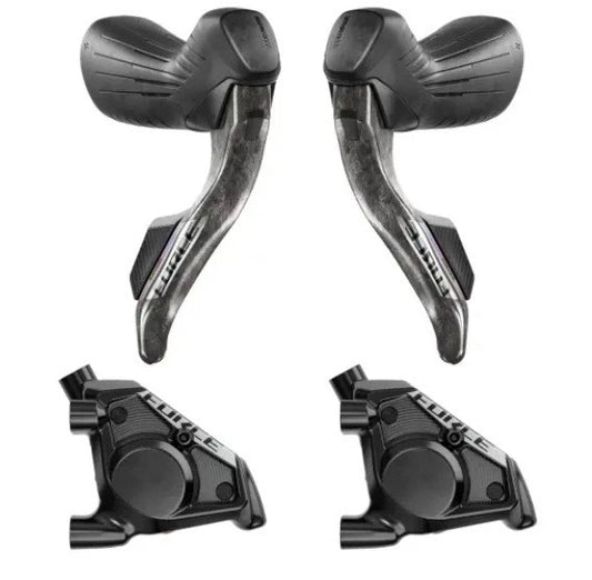 New! SRAM Force AXS eTap E1 Electronic 12-Speed Hydraulic Shifters w/ Calipers