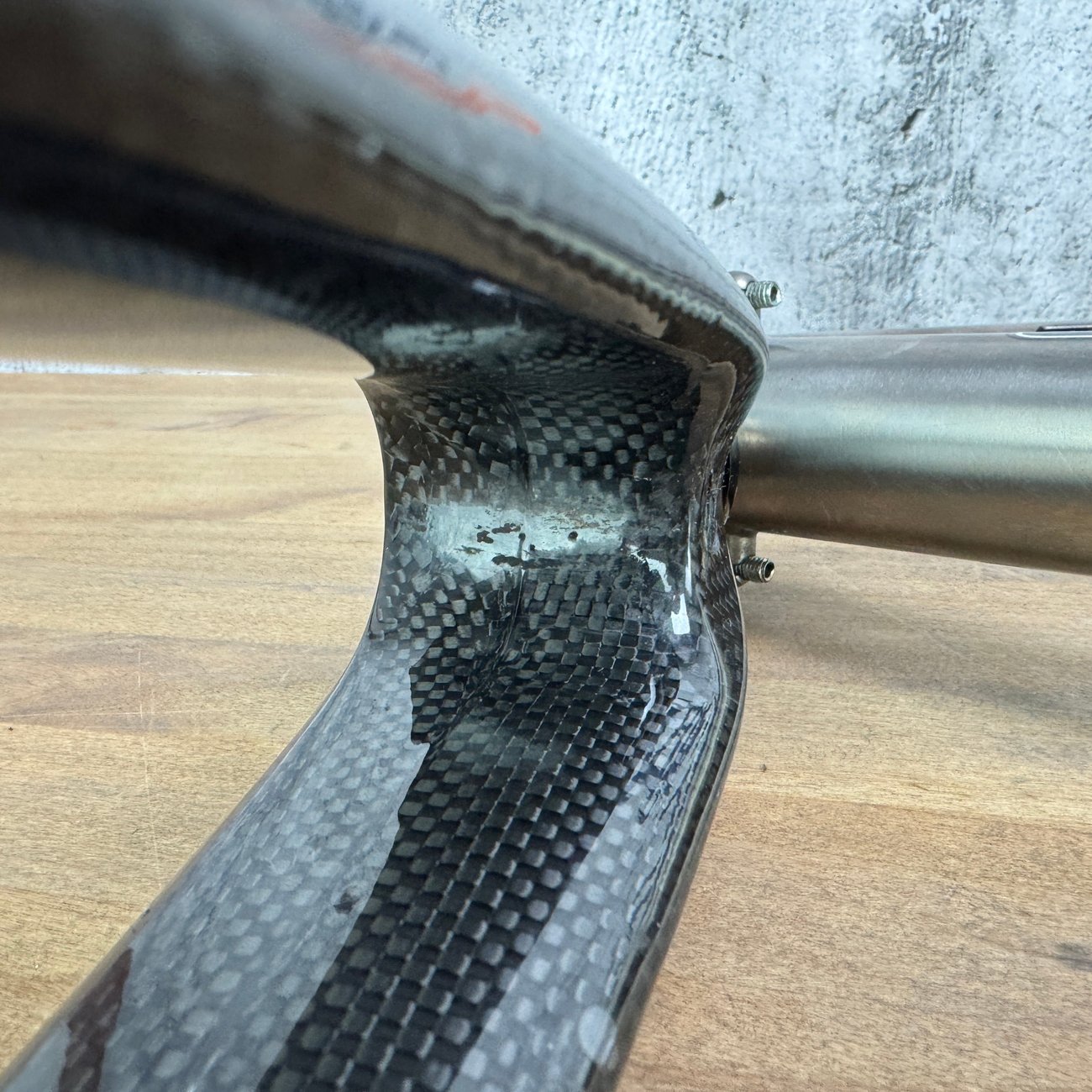 2002 Seven Cycles Odonata 51cm Rim Brake Carbon Titanium Frameset 700c 1671g
