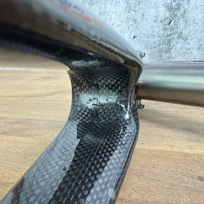 2002 Seven Cycles Odonata 51cm Rim Brake Carbon Titanium Frameset 700c 1671g