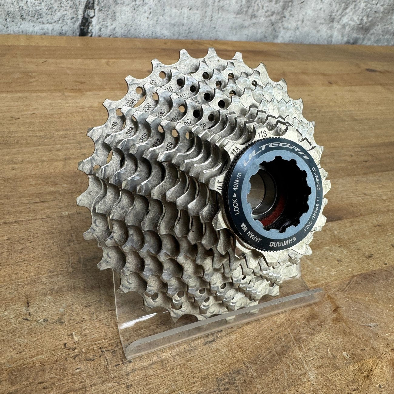 Shimano Ultegra CS-R8000 11-28t 11-Speed Bike Cassette 245g "Typical Wear"