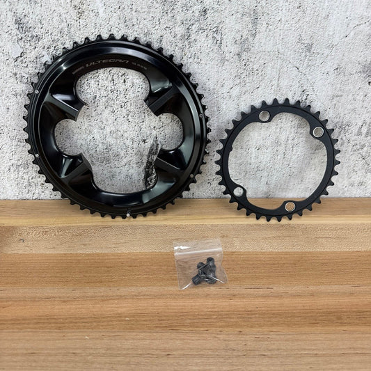 Shimano Ultegra R8100 50/34t 12-Speed 4-Bolt 110BCD Bike Chainring Set 162g