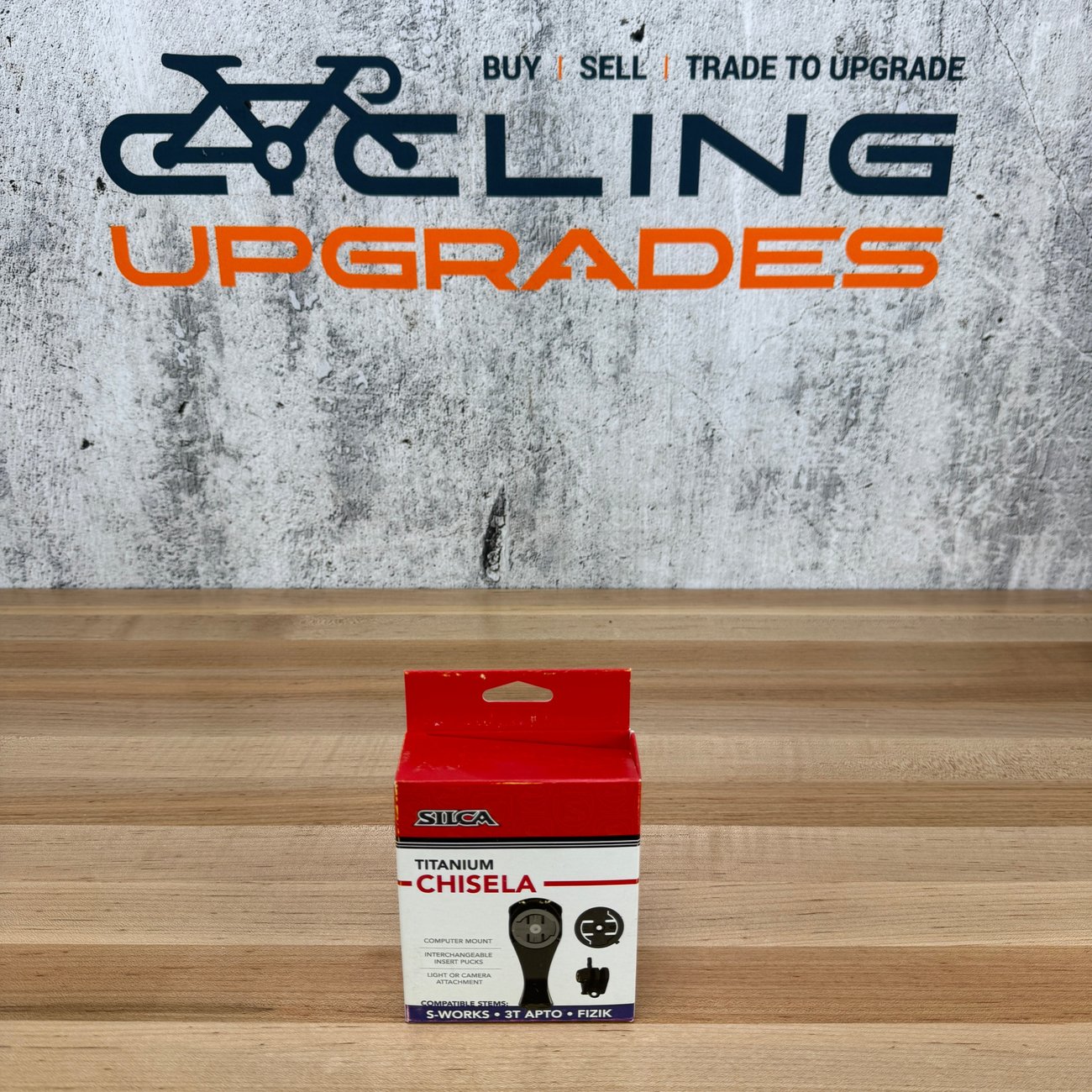 Silca Chisela Titanium Computer Mount for S-Works, 3T, Fizik Stems