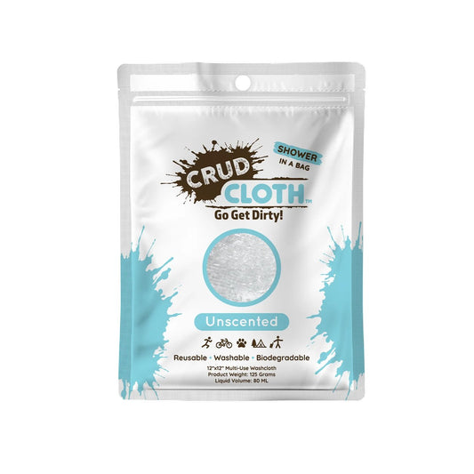 Single Use Sample (QTY 1) Silca Crud Cloth Shower In A Bag - Unscented