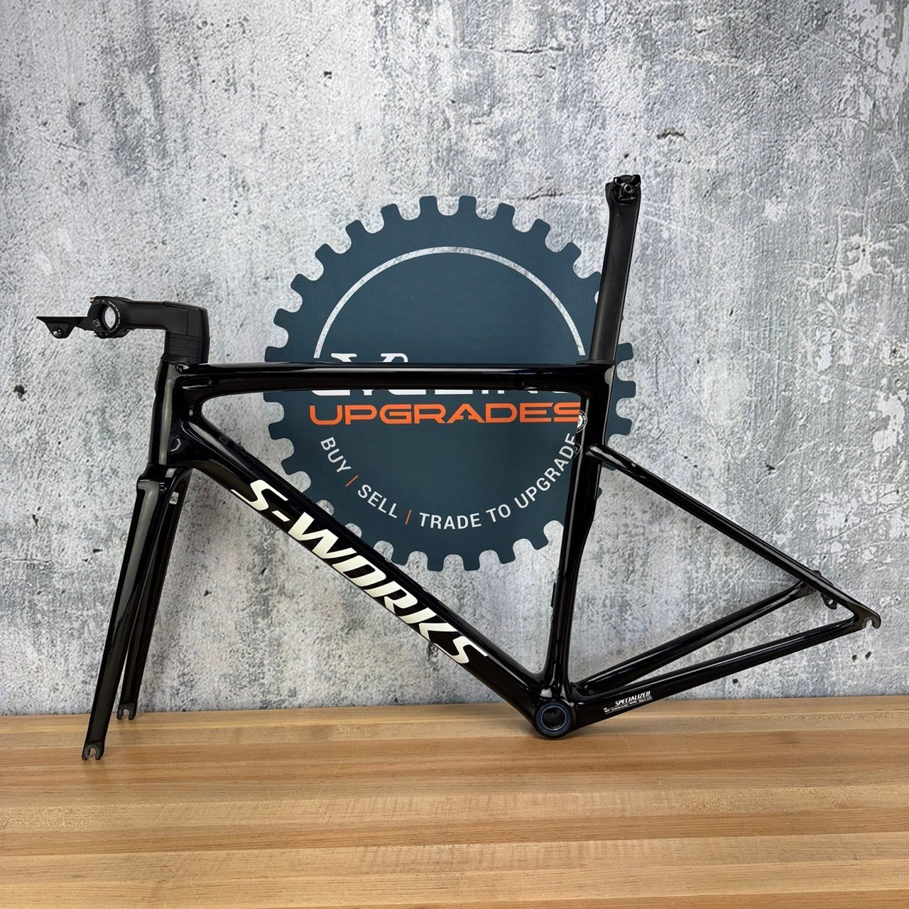 Specialized S-Works Tarmac SL6 52cm Carbon Rim Brake Black/White Frameset 1748g