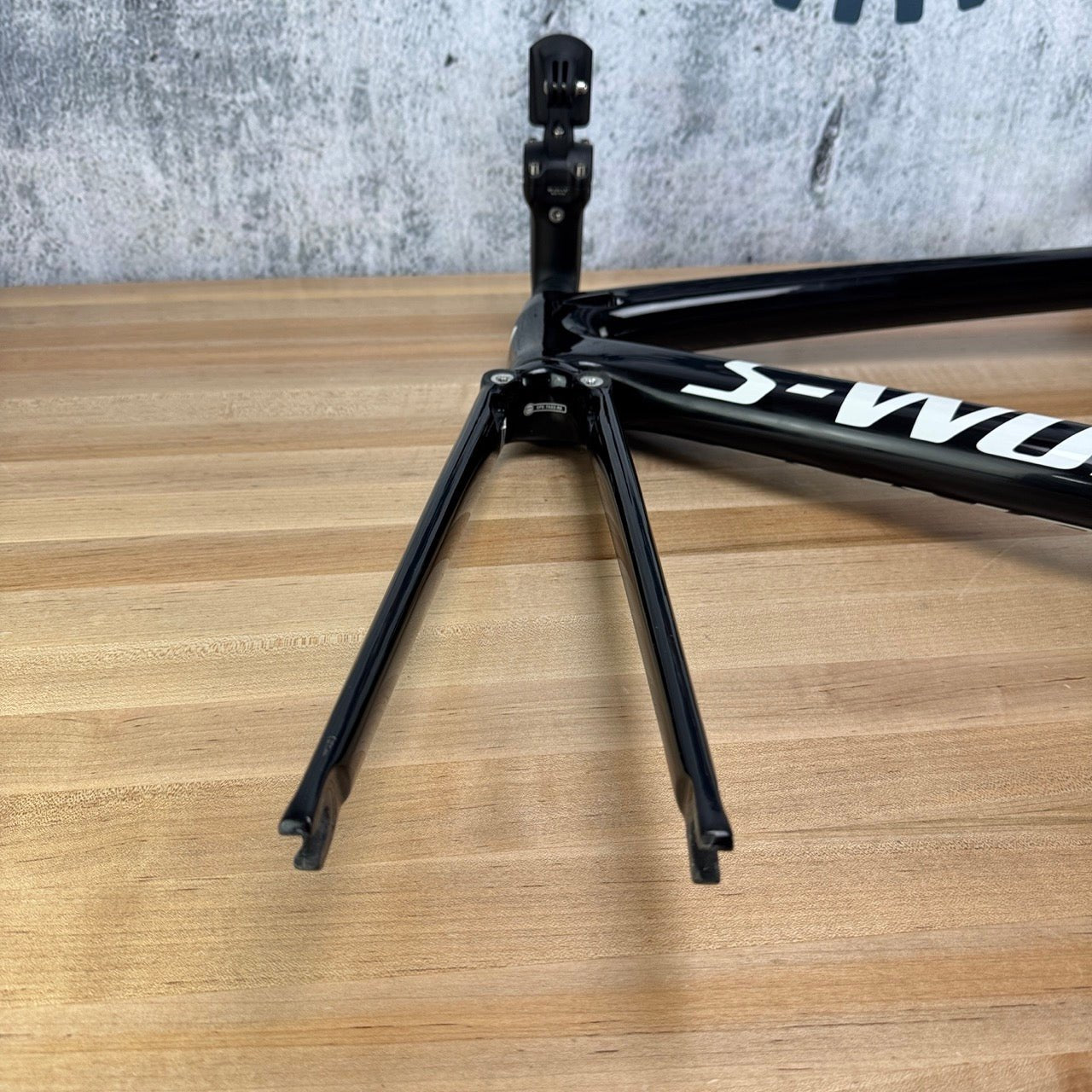 Specialized S-Works Tarmac SL6 52cm Carbon Rim Brake Black/White Frameset 1748g