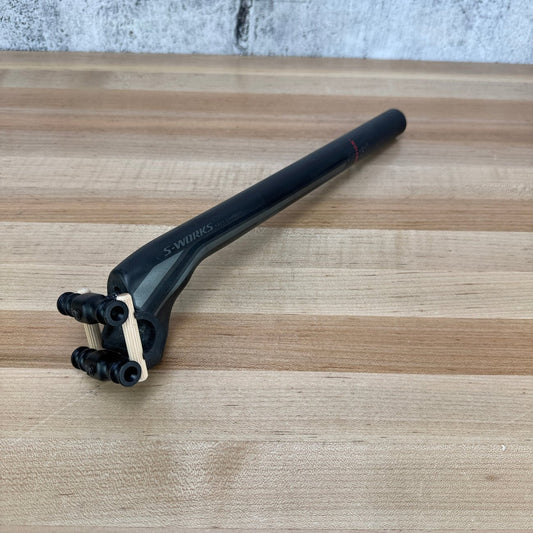 Specialized S-Works 27.2mm Carbon 350mm x 25mm Setback Bike Seatpost 206g