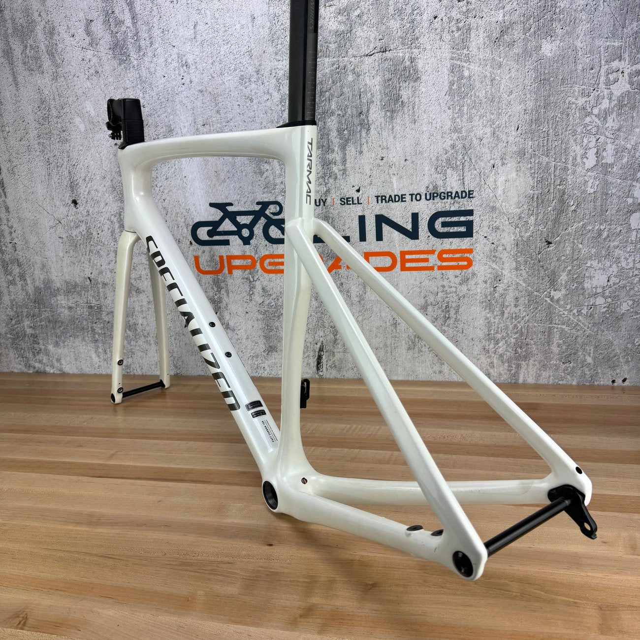 Specialized Tarmac SL7 56cm Carbon Disc Brake Dune White Frameset 700C 2045g