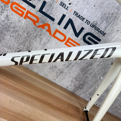 Specialized Tarmac SL7 56cm Carbon Disc Brake Dune White Frameset 700C 2045g