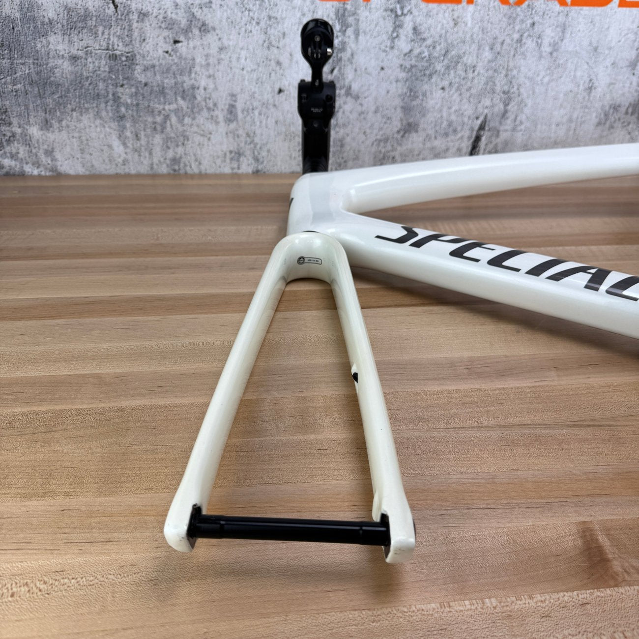 Specialized Tarmac SL7 56cm Carbon Disc Brake Dune White Frameset 700C 2045g