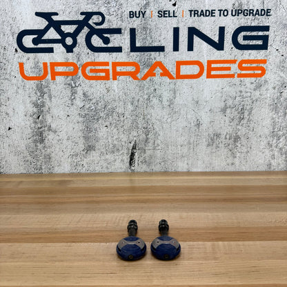 Speedplay Zero Chromoly Steel Blue Dual-Sided Clipless Bike Pedals 211g