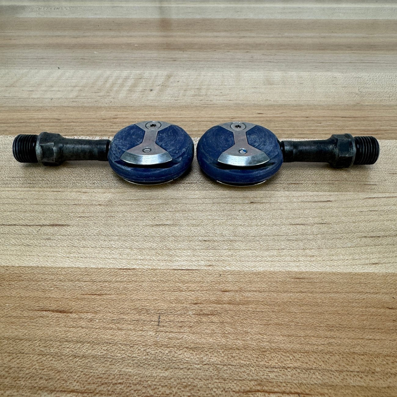 Speedplay Zero Chromoly Steel Blue Dual-Sided Clipless Bike Pedals 211g