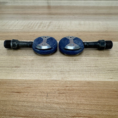 Speedplay Zero Chromoly Steel Blue Dual-Sided Clipless Bike Pedals 211g
