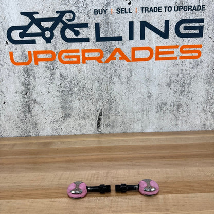 Speedplay Zero Chromoly Steel Pink Dual-Sided Clipless Bike Pedals 223g