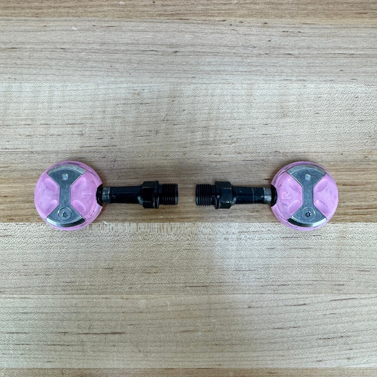 Speedplay Zero Chromoly Steel Pink Dual-Sided Clipless Bike Pedals 223g