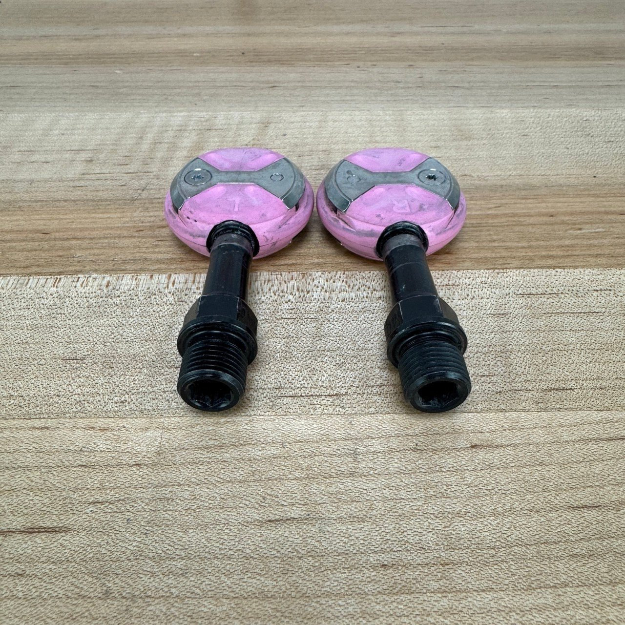 Speedplay Zero Chromoly Steel Pink Dual-Sided Clipless Bike Pedals 223g