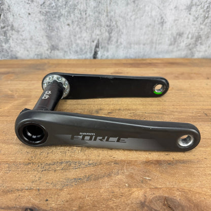 SRAM Force AXS D1 172.5mm Dub Spindle 8-Bolt Direct Mount Carbon Crankset 475g