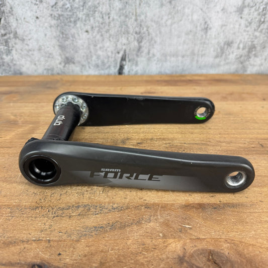 SRAM Force AXS D1 172.5mm Dub Spindle 8-Bolt Direct Mount Carbon Crankset 475g