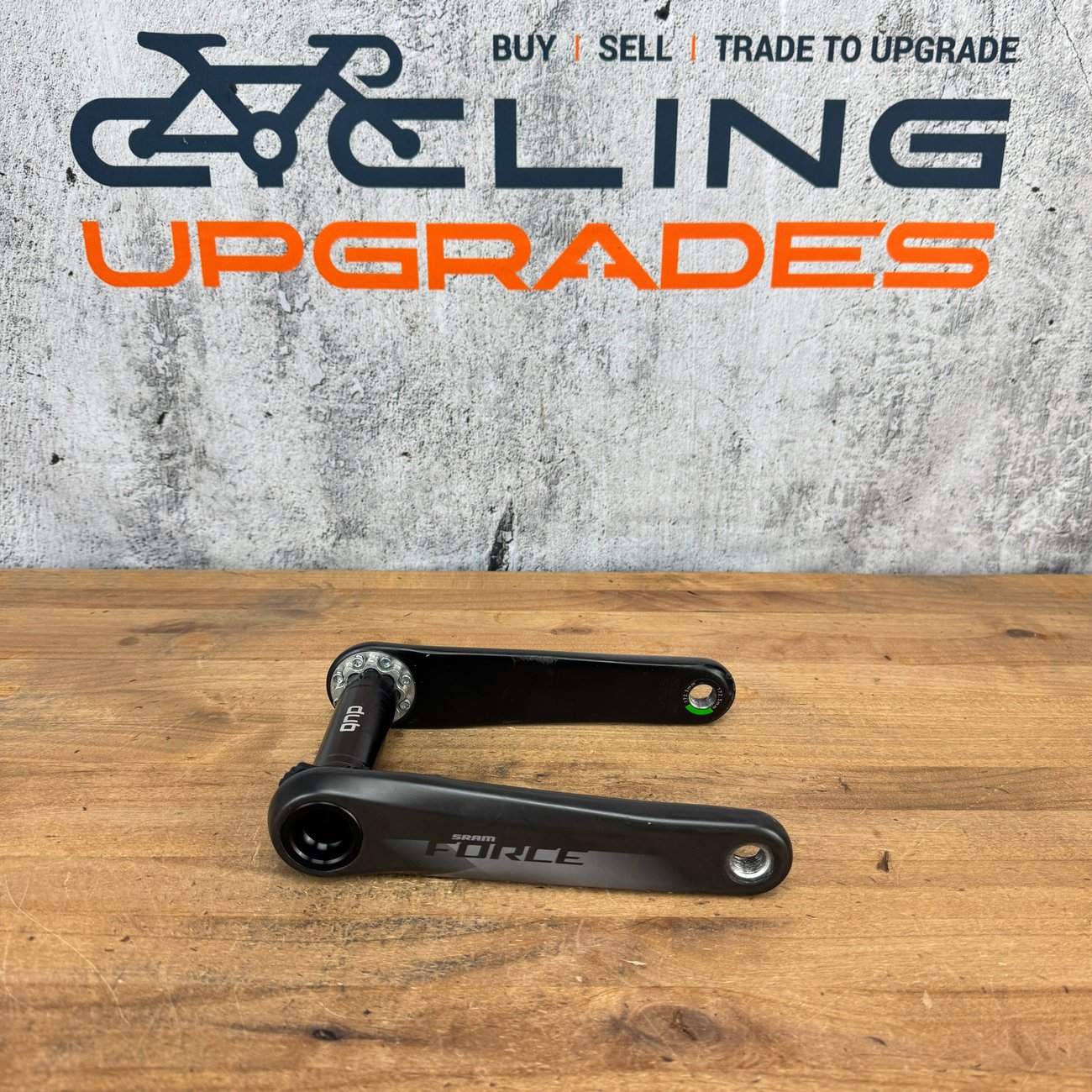 SRAM Force AXS D1 172.5mm Dub Spindle 8-Bolt Direct Mount Carbon Crankset 475g