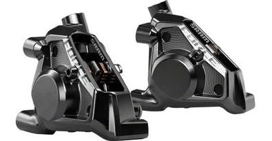 New! Sram Force AXS E1 Flat Mount Hydraulic Disc Brake Calipers w/ Line Kit & Adapters