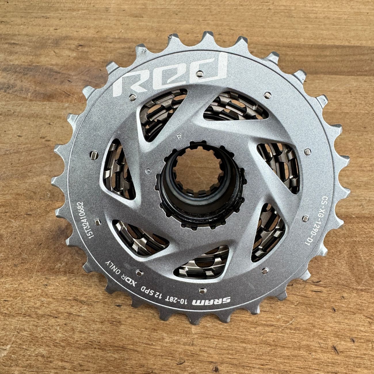 SRAM Red AXS XG-1290 D1 10-28t 12-Speed Bike Cassette "Light Wear" 182g